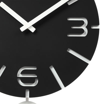 アプリクス　ウォールクロック　クローノ ブラック