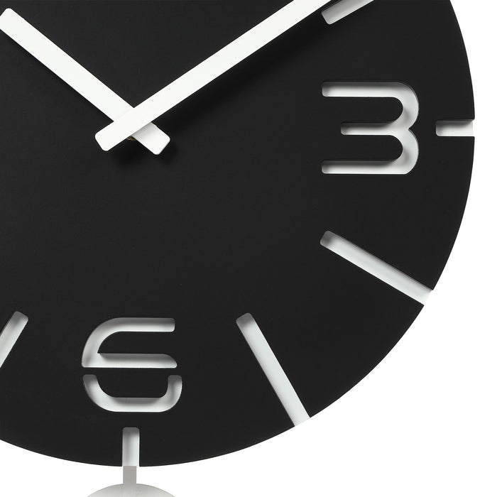 アプリクス　ウォールクロック　クローノ ブラック