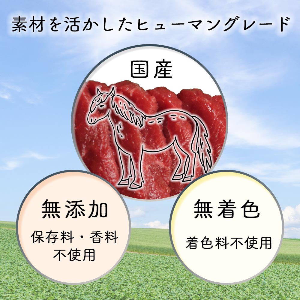 ナチュラルグレイス　馬肉チップ 40g