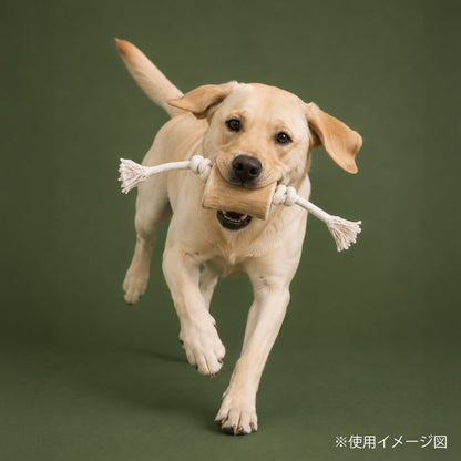 ループ　犬用おもちゃ　カフェウッド　コットンタグ