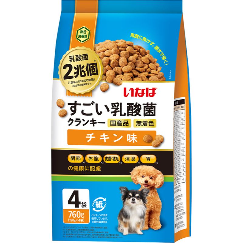 すごい乳酸菌クランキー チキン味 760g(190g×4袋) — ルークラン