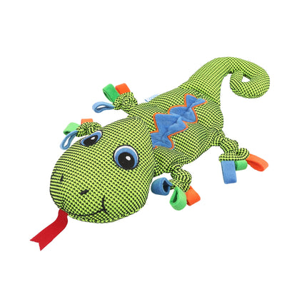 ユーゴー　犬用おもちゃ　カラフルリザード🦎
