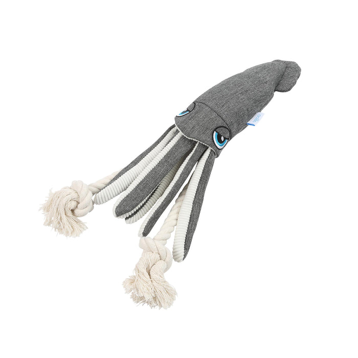 ユーゴー　犬用おもちゃ　キャンバススクイッド🦑