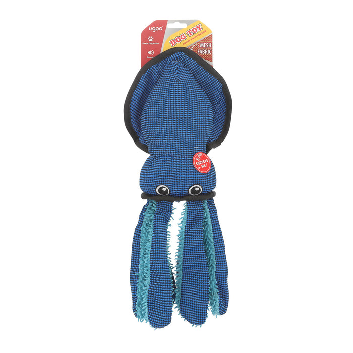 ユーゴー　犬用おもちゃ　カラフルスクイッド🦑