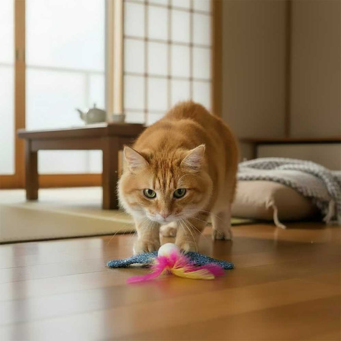 ユーゴー　猫用おもちゃ　レイ