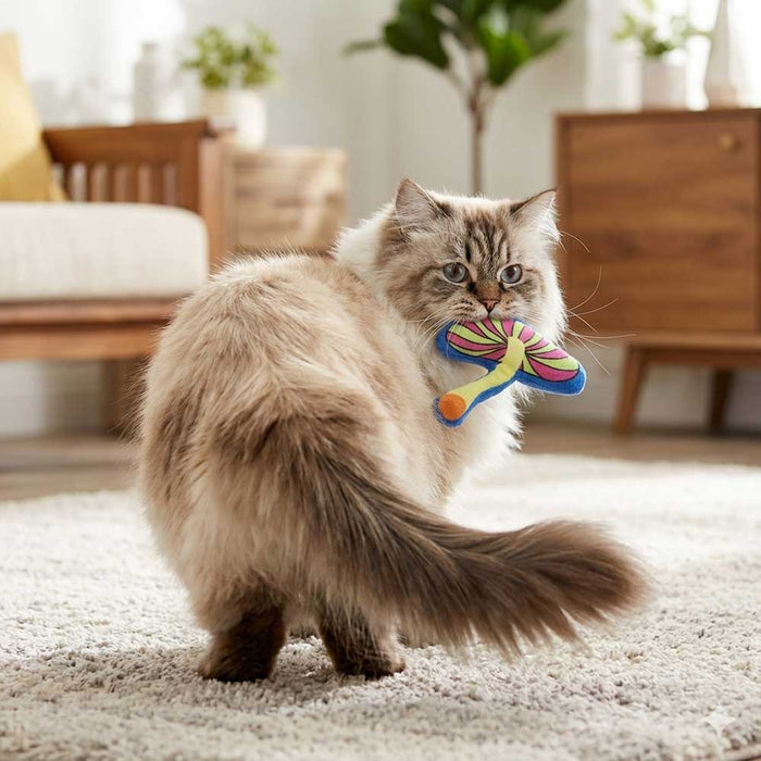 ユーゴー　猫用おもちゃ　マッシュルーム🍄