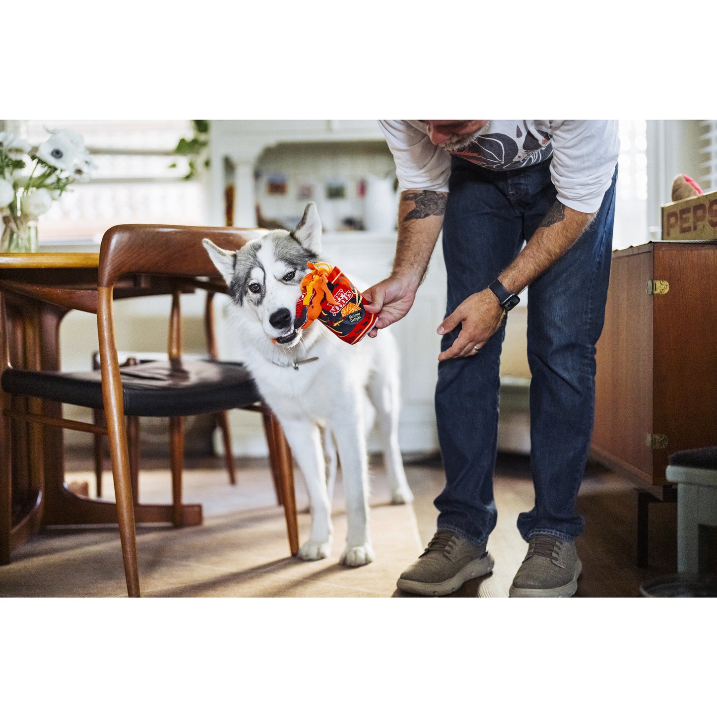 プレイ　犬用おもちゃ　インターナショナルクラシック ヤッピーヌードル
