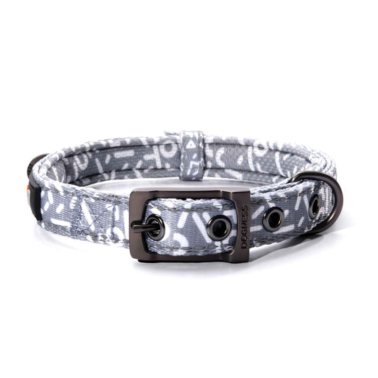 ドッグネス　首輪　エレガント　ライトグレー
