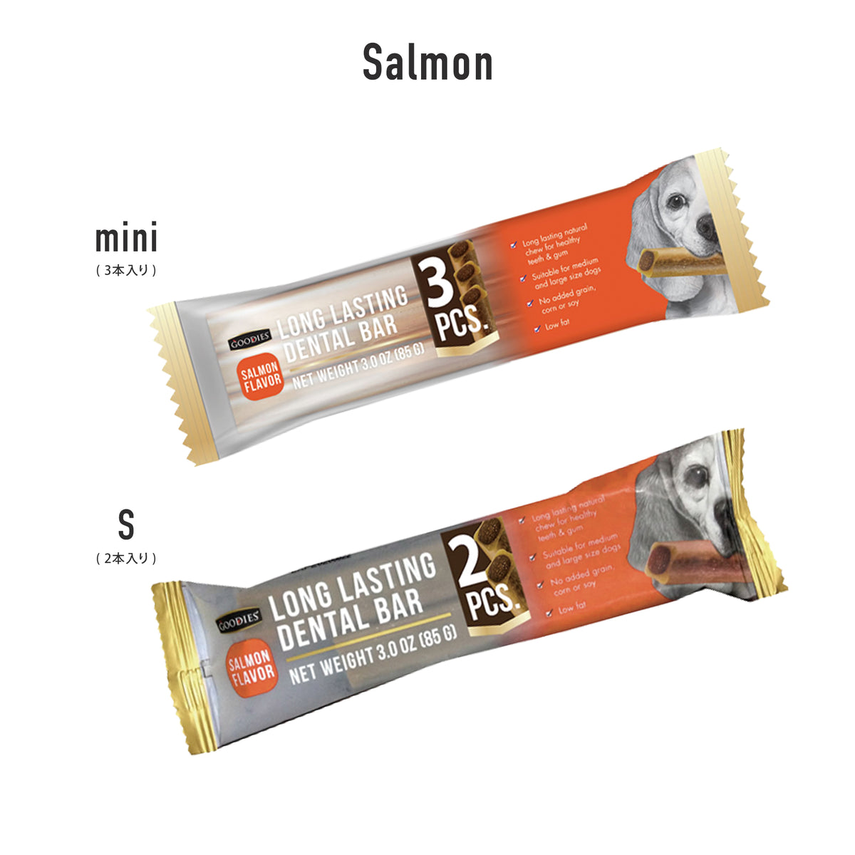 ジェントルベイクサーモン＋トライプ2袋 LION 歯磨きガム サンプル16点 グディーズ デンタルバー サーモンフレーバー — ルークランオンライン