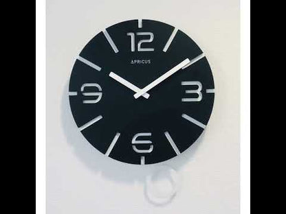アプリクス　ウォールクロック　クローノ ブラック