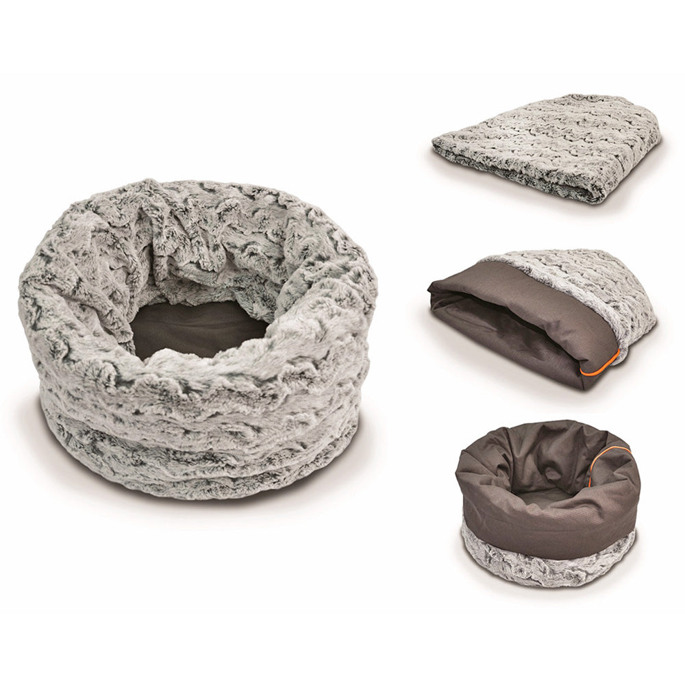 プレイ　スナッグルベッド　ハスキーグレー