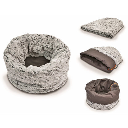 プレイ　スナッグルベッド　ハスキーグレー