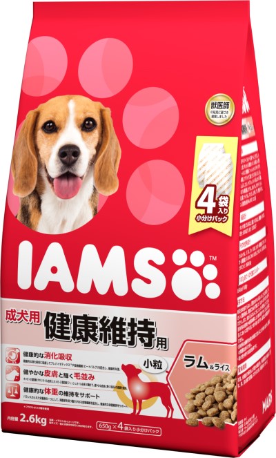 アイムス 成犬用 健康維持用 小粒 ラム＆ライス 2.6kg