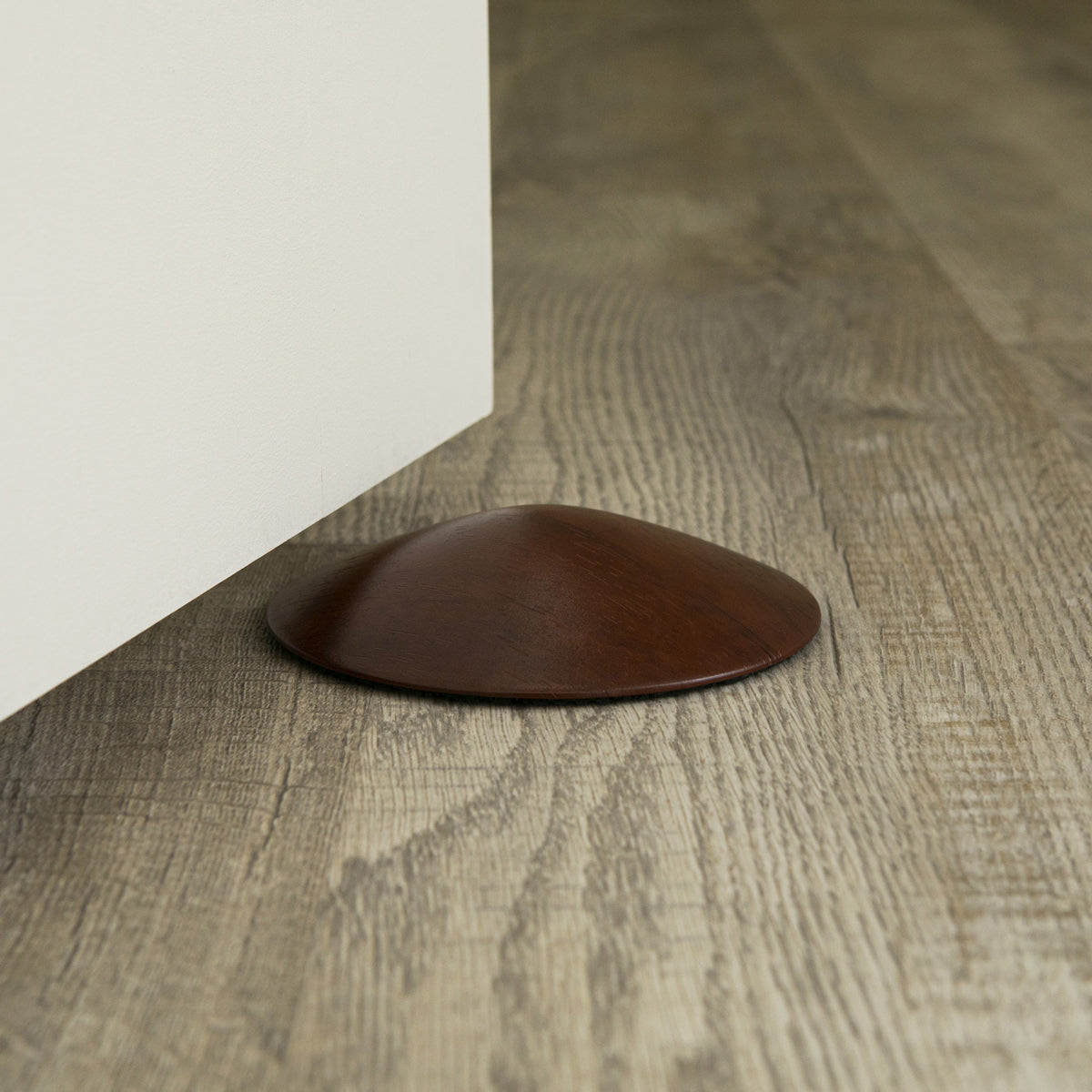 ドアリス　木目調ドアストッパー　マホガニー