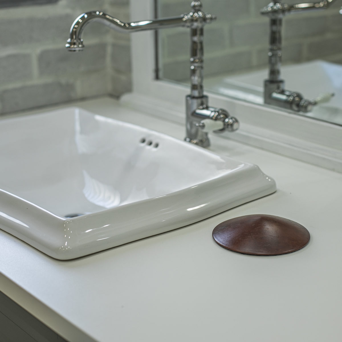 ドアリス　木目調ドアストッパー　マホガニー