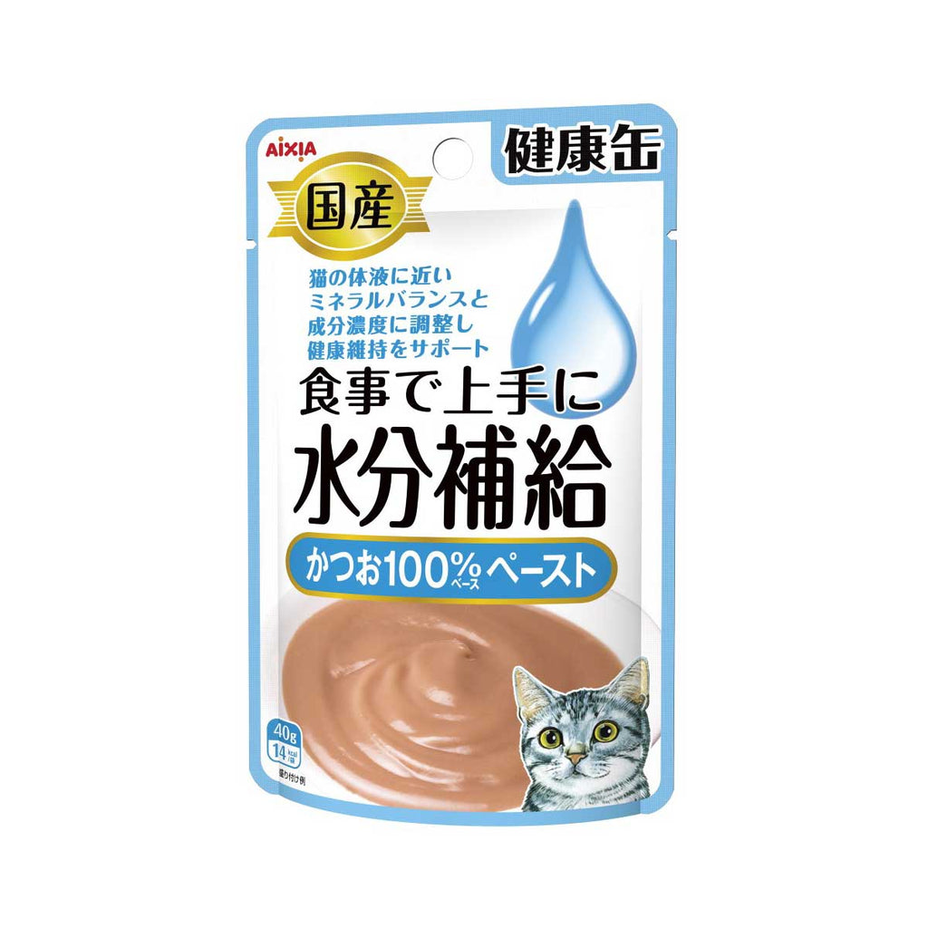 AIXIA アイシア 免疫サポート 健康缶 かつおペ－スト 24袋 - ペット用品