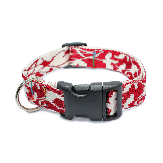 レマタンコカン　犬用首輪　レース（レッド）