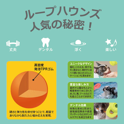 ループ　犬用おもちゃ　ハウンズ　ツイスト