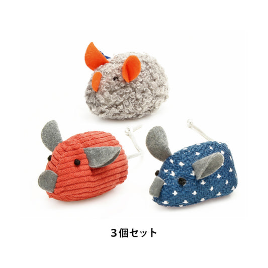 ループ　猫用おもちゃ　ファニーズ　フラッフィーマウス（3個セット）