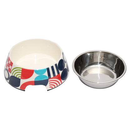 ループ　犬用食器　スタイリーボウル　アート