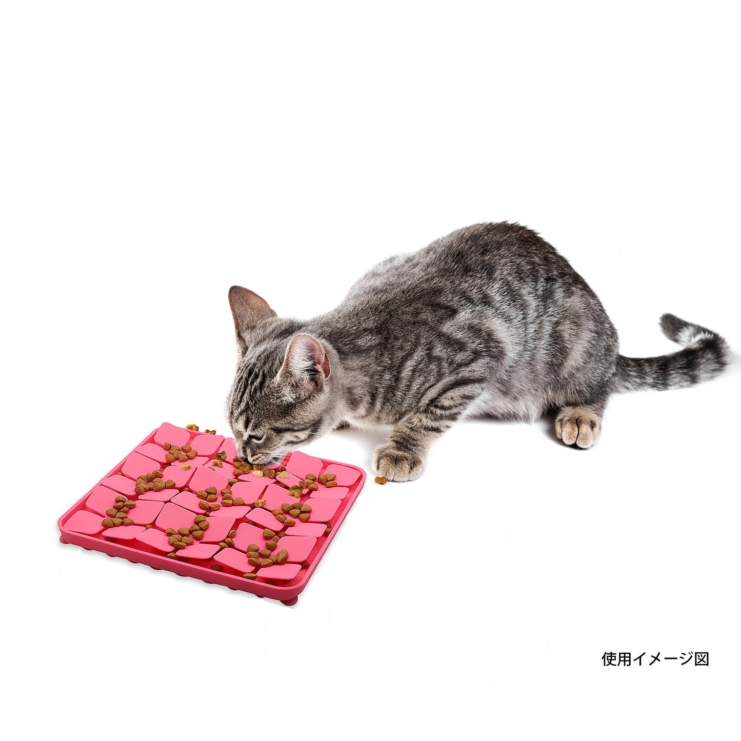 ループ　早食い防止&ストレス解消食器　スナフマット　リーフ