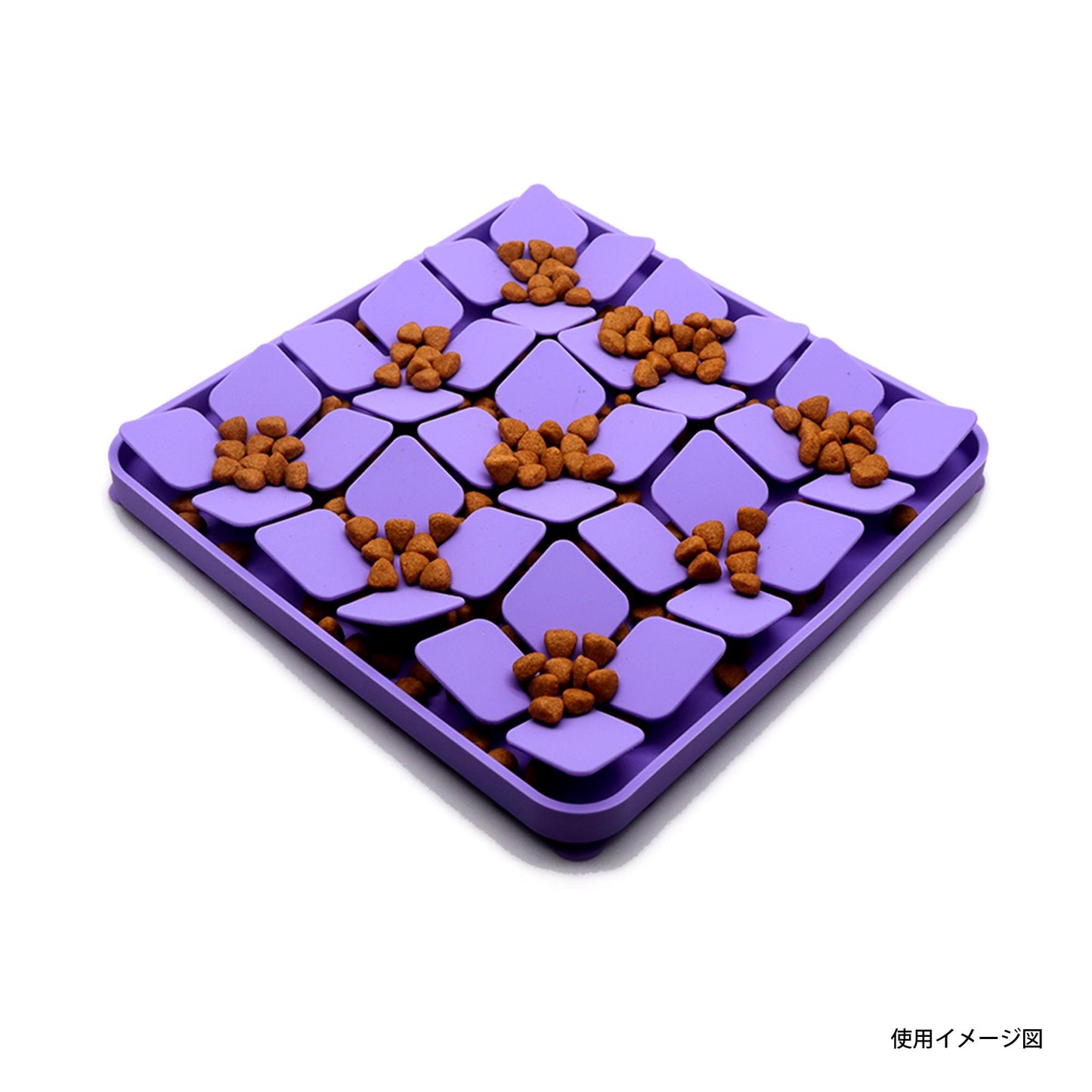 ループ　早食い防止&ストレス解消食器　スナフマット　リーフ