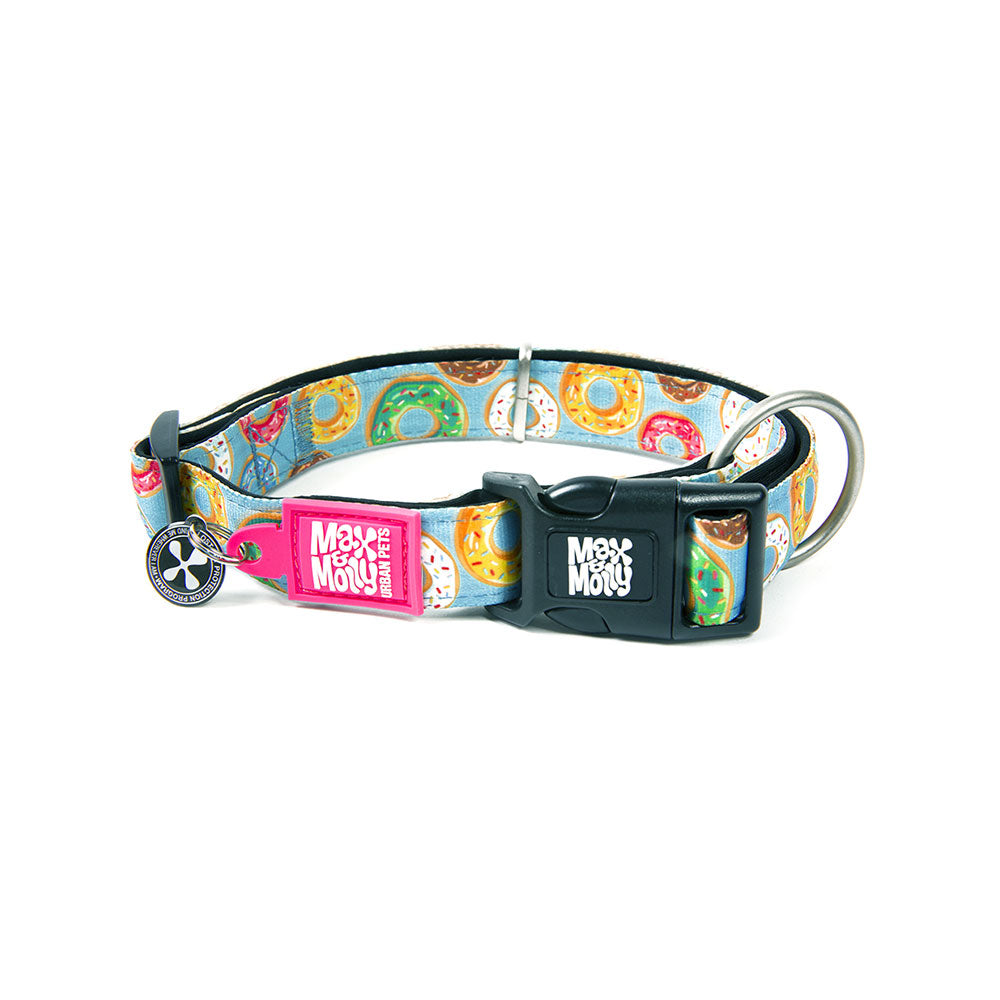 マックスアンドモーリー 犬用首輪 スマートIDタグ付き ドーナツ