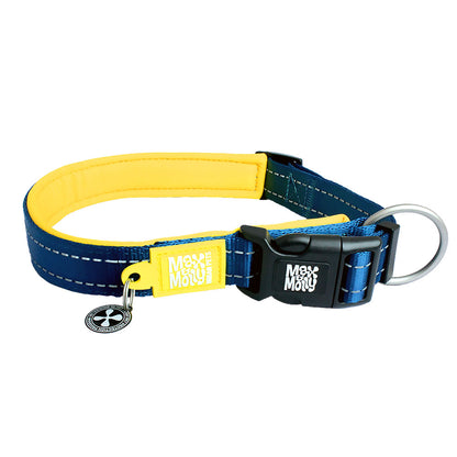 マックスアンドモーリー　犬用首輪　スマートIDタグ／反射材付き　イエロー