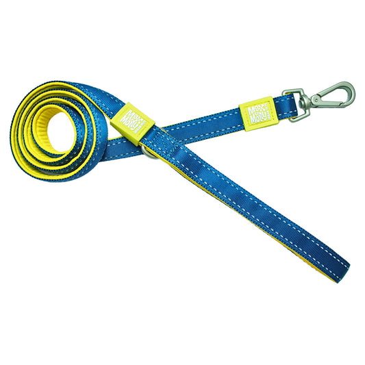 マックスアンドモーリー　犬用リード　反射材付き　イエロー M