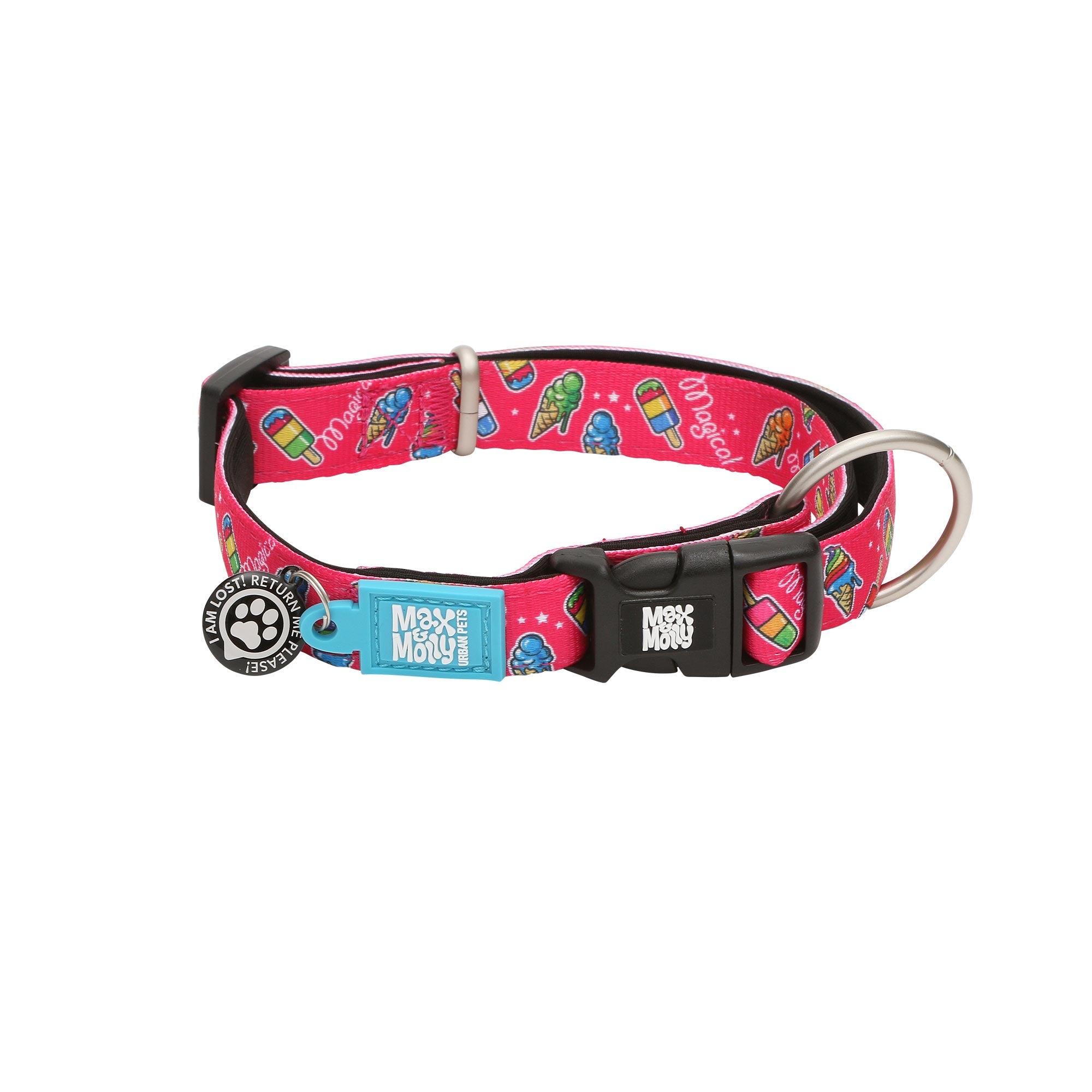 マックスアンドモーリー 犬用首輪 スマートIDタグ付き マジカル