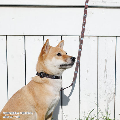 レマタンコカン　犬用リード　フラワー＆フラワー(ブルー)