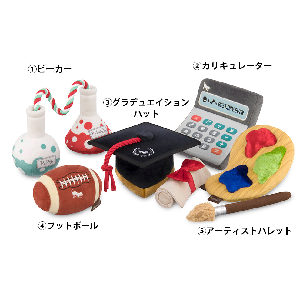 プレイ　犬用おもちゃ　バックトゥースクール