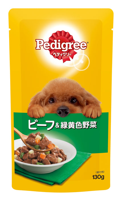 ペディグリー パウチ  P101 成犬用 ビーフ＆野菜 130g