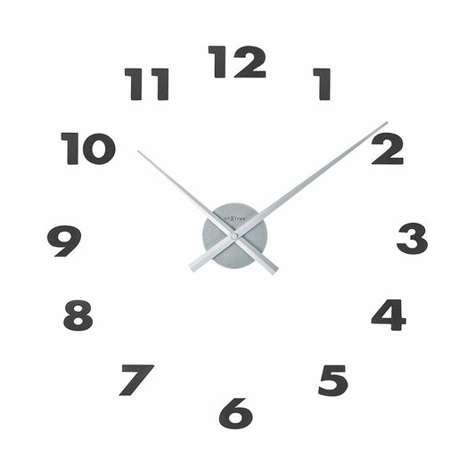 ネクスタイム　掛け時計　スモールハンズ　シルバー