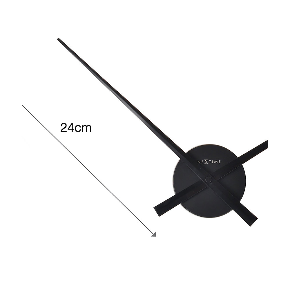 ネクスタイム　掛け時計　スモールハンズ　ブラック