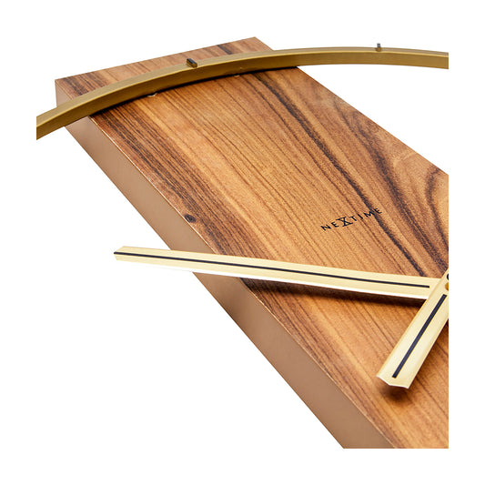 ネクスタイム　掛け時計　カール　ブラウン