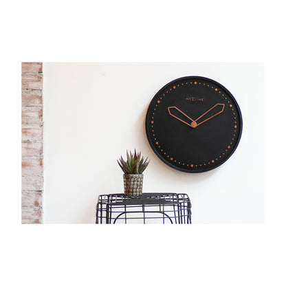 ネクスタイム　掛け時計　クロス　ブラック