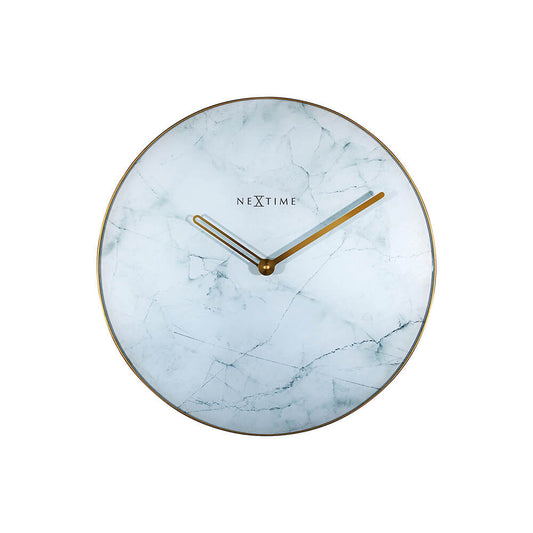 ネクスタイム　掛け時計　マーブル　ホワイト