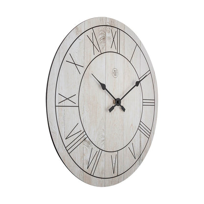 ネクスタイム　掛け時計　ポール　ホワイト