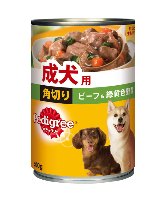 ペディグリー 缶 Ｐ16 成犬用 角切りビーフ＆緑黄色野菜 400g